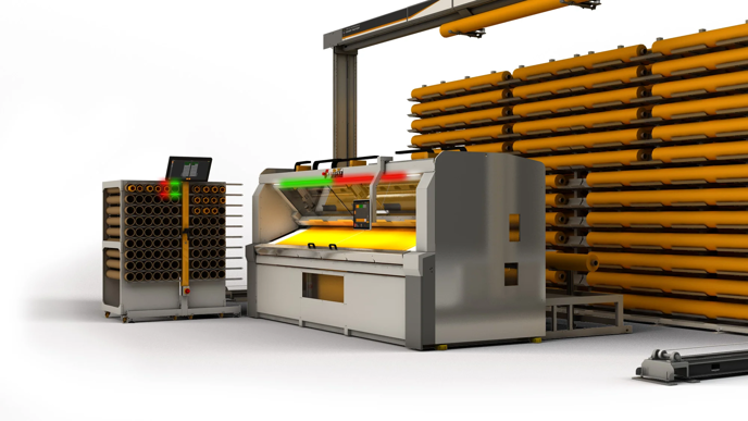 Macchina da taglio ad ultrasuoni per tessuti 350cm