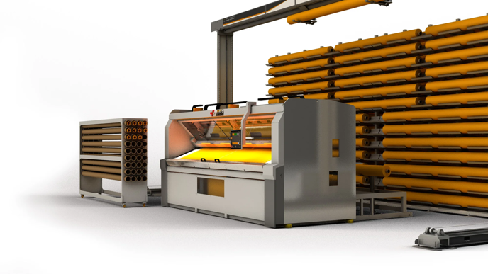 Macchina da taglio ad ultrasuoni per tessuti 350cm