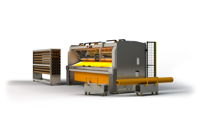 Macchina da taglio ad ultrasuoni per tessuti 350cm