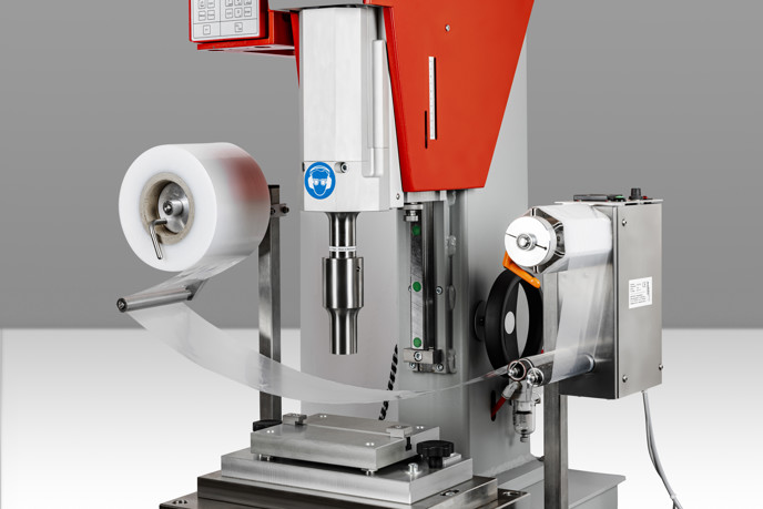 Spostafoglio EFM per pressa di saldatura a ultrasuoni