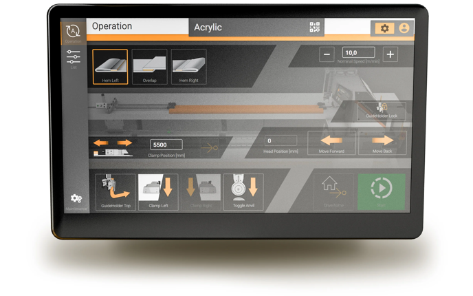 Macchina ad ultrasuoni per saldatura e unione tessuti