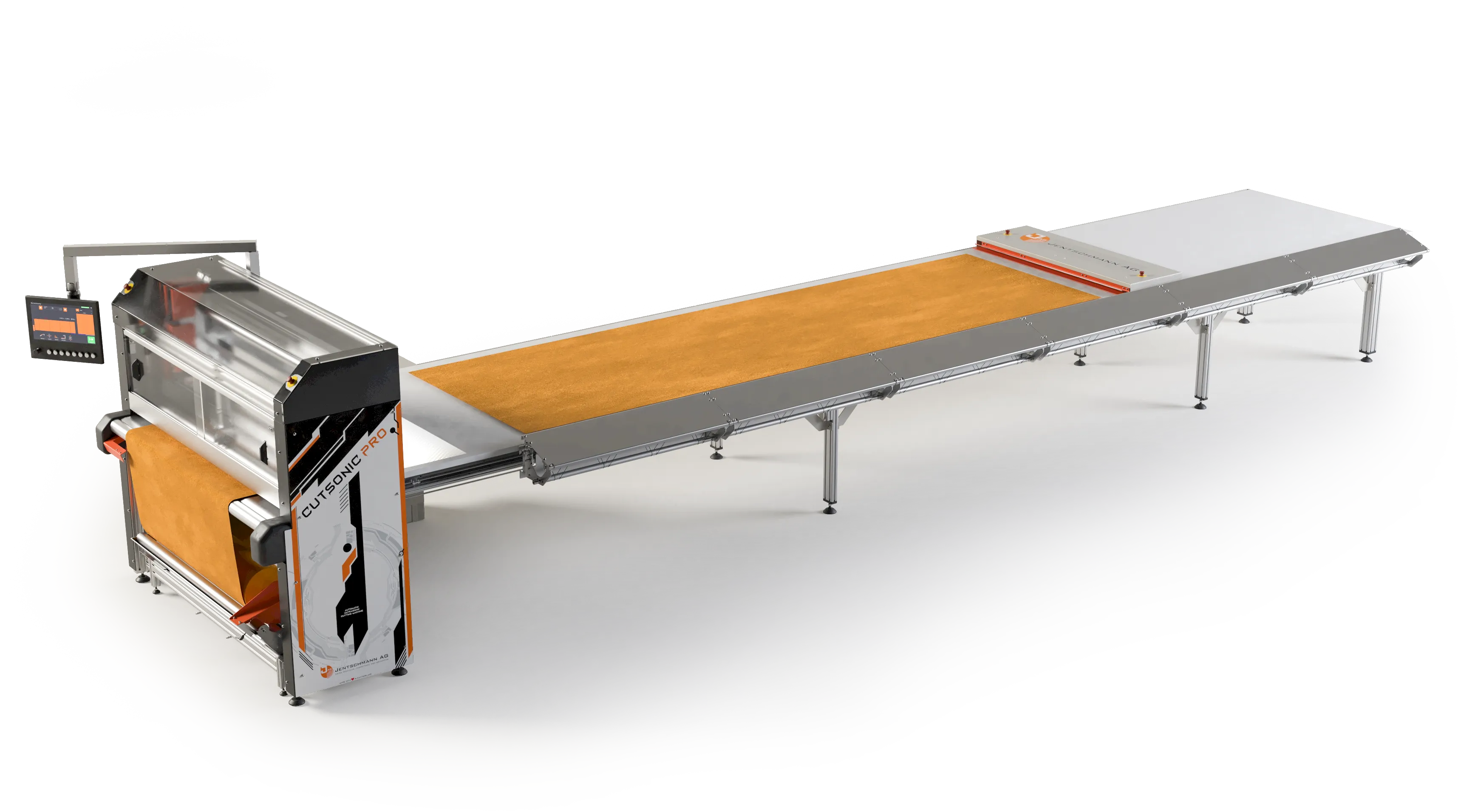 Banco da taglio automatico ad ultrasuoni per tessuti