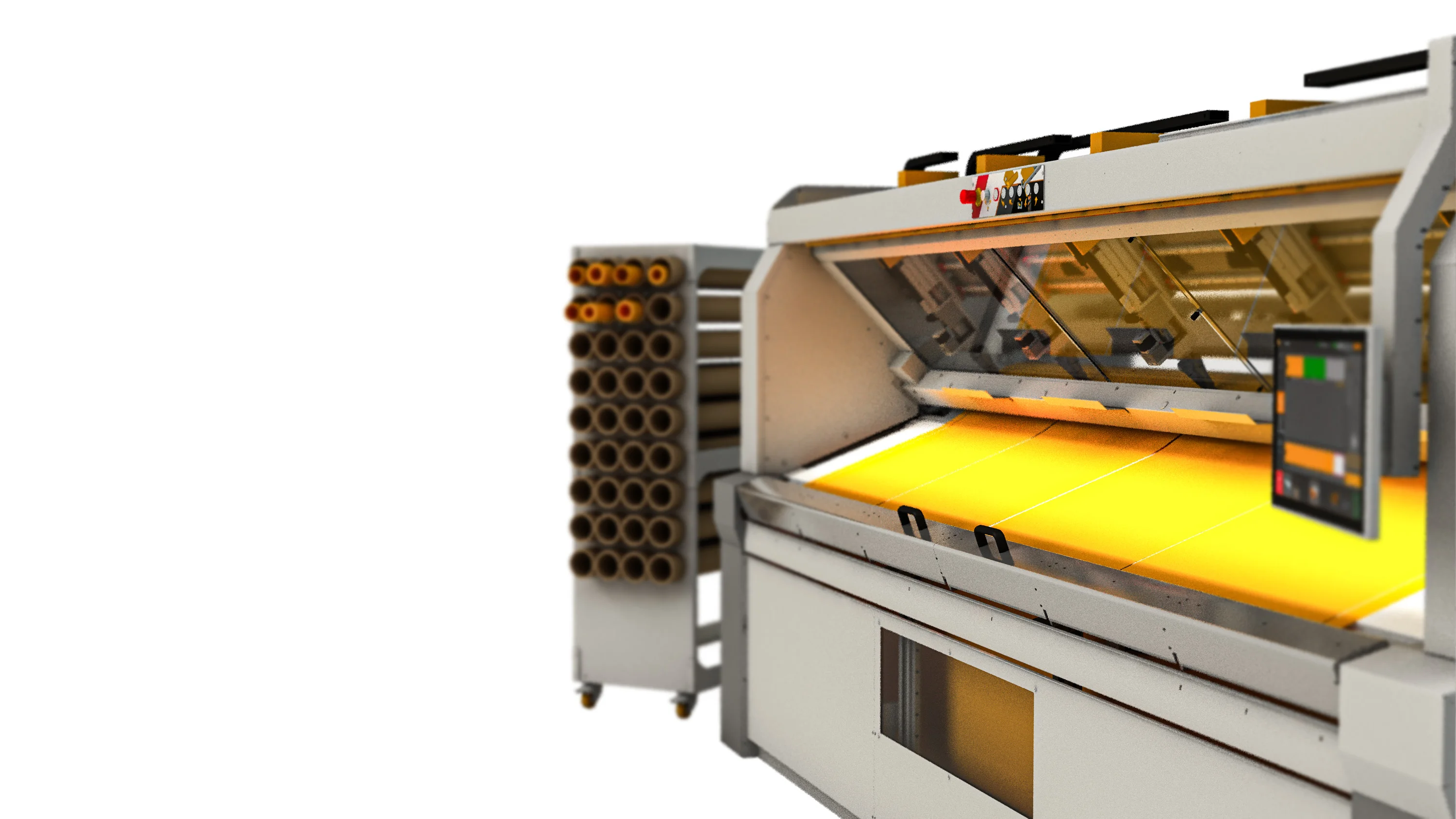 Macchina da taglio ad ultrasuoni per tessuti 350cm